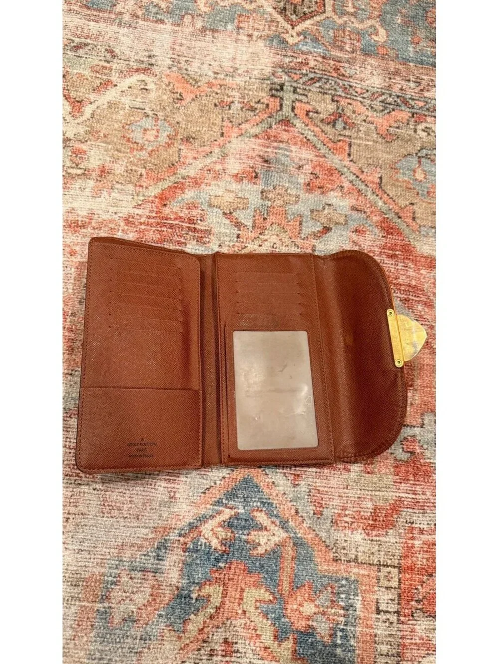 LOUIS VUITTON Portefeuille Eugenie Monogram Wallet with COA